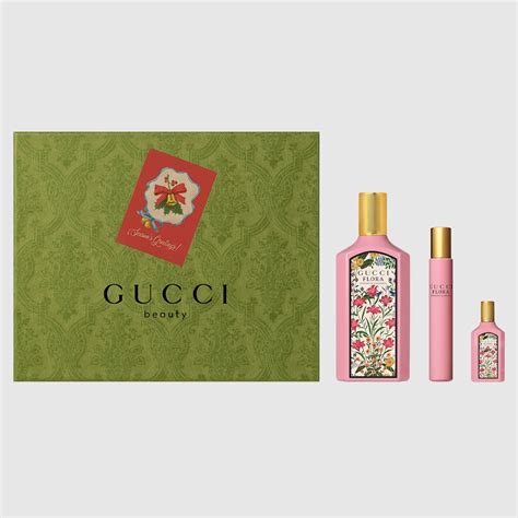 gucci perfume gift set with mirror|Gucci flora gardenia gift set.